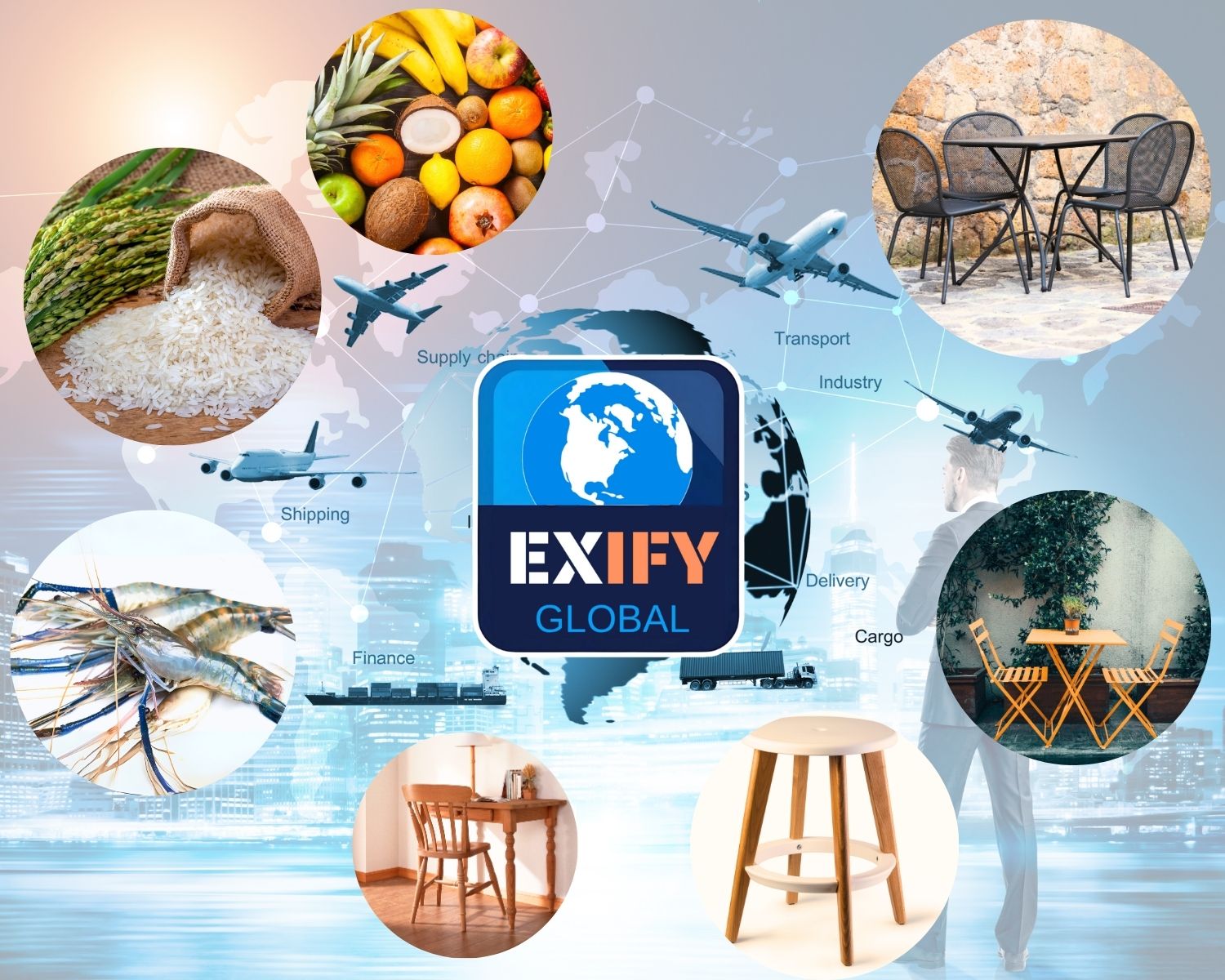 xuất khẩu nội thất và nông sản
