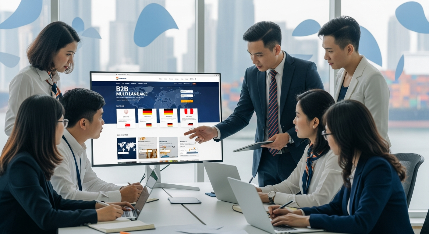 Xây dựng website B2B đa ngôn ngữ: Chìa khóa mở rộng thị trường phi tiếng Anh Xây dựng website B2B đa ngôn ngữ: Chìa khóa mở rộng thị trường phi tiếng Anh - Exify Global